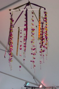Orchid chandelier